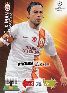 Sticker Selçuk Inan - UEFA Champions League 2012-2013. Adrenalyn XL - Panini