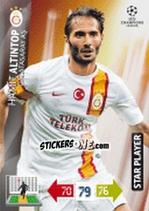Sticker Hamit Altintop - UEFA Champions League 2012-2013. Adrenalyn XL n. 106 - Panini