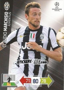 Sticker Claudio Marchisio - UEFA Champions League 2012-2013. Adrenalyn XL n. 114 - Panini