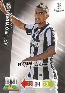 Cromo Arturo Vidal - UEFA Champions League 2012-2013. Adrenalyn XL - Panini