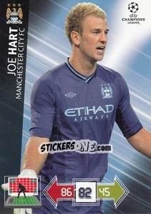 Sticker Joe Hart - UEFA Champions League 2012-2013. Adrenalyn XL n. 121 - Panini