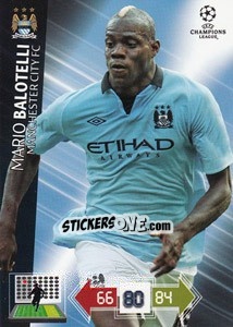 Sticker Mario Balotelli - UEFA Champions League 2012-2013. Adrenalyn XL n. 132 - Panini