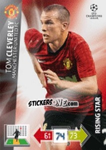 Sticker Tom Cleverley - UEFA Champions League 2012-2013. Adrenalyn XL - Panini