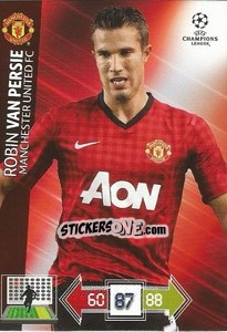 Figurina Robin van Persie - UEFA Champions League 2012-2013. Adrenalyn XL - Panini