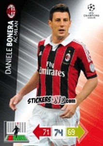 Sticker Daniele Bonera - UEFA Champions League 2012-2013. Adrenalyn XL n. 153 - Panini