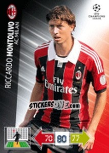 Figurina Riccardo Montolivo - UEFA Champions League 2012-2013. Adrenalyn XL n. 159 - Panini