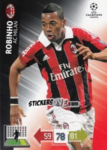 Sticker Robinho - UEFA Champions League 2012-2013. Adrenalyn XL - Panini