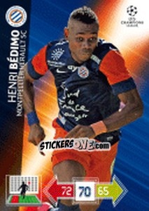 Sticker Henri Bédimo - UEFA Champions League 2012-2013. Adrenalyn XL - Panini