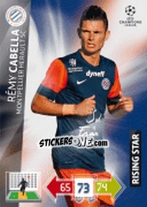 Sticker Rémy Cabella - UEFA Champions League 2012-2013. Adrenalyn XL n. 168 - Panini