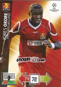 Sticker Jores Okore - UEFA Champions League 2012-2013. Adrenalyn XL n. 173 - Panini