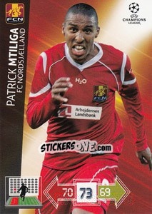 Sticker Patrick Mtiliga - UEFA Champions League 2012-2013. Adrenalyn XL n. 174 - Panini