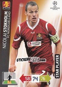 Sticker Nicolai Stockholm - UEFA Champions League 2012-2013. Adrenalyn XL - Panini