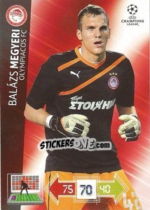 Sticker Balázs Megyeri - UEFA Champions League 2012-2013. Adrenalyn XL n. 184 - Panini