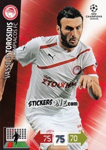 Sticker Vasilis Torosidis - UEFA Champions League 2012-2013. Adrenalyn XL n. 186 - Panini