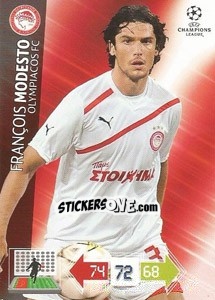 Sticker François Modesto - UEFA Champions League 2012-2013. Adrenalyn XL - Panini