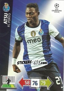 Sticker Christian Atsu - UEFA Champions League 2012-2013. Adrenalyn XL - Panini