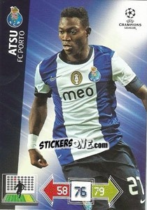 Cromo Christian Atsu - UEFA Champions League 2012-2013. Adrenalyn XL n. 204 - Panini