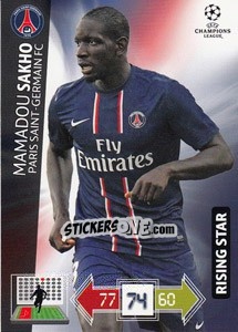 Sticker Mamadou Sakho - UEFA Champions League 2012-2013. Adrenalyn XL - Panini