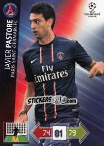 Cromo Javier Pastore - UEFA Champions League 2012-2013. Adrenalyn XL - Panini