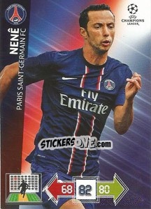 Figurina Nenê - UEFA Champions League 2012-2013. Adrenalyn XL n. 214 - Panini