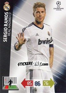 Cromo Sergio Ramos - UEFA Champions League 2012-2013. Adrenalyn XL - Panini