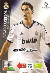 Sticker Álvaro Arbeloa - UEFA Champions League 2012-2013. Adrenalyn XL n. 223 - Panini