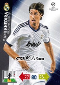 Sticker Sami Khedira - UEFA Champions League 2012-2013. Adrenalyn XL - Panini