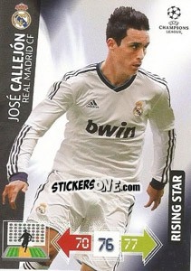 Figurina José Callejón - UEFA Champions League 2012-2013. Adrenalyn XL - Panini