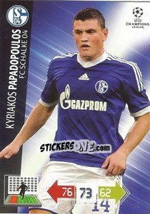 Sticker Kyriakos Papadopoulos - UEFA Champions League 2012-2013. Adrenalyn XL n. 236 - Panini