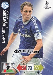 Sticker Benedikt Höwedes - UEFA Champions League 2012-2013. Adrenalyn XL - Panini
