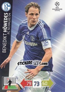 Sticker Benedikt Höwedes - UEFA Champions League 2012-2013. Adrenalyn XL n. 238 - Panini