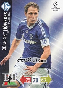 Cromo Benedikt Höwedes - UEFA Champions League 2012-2013. Adrenalyn XL - Panini