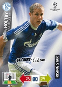 Figurina Lewis Holtby - UEFA Champions League 2012-2013. Adrenalyn XL n. 241 - Panini