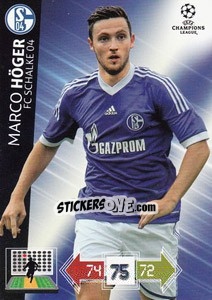 Cromo Marco Höger - UEFA Champions League 2012-2013. Adrenalyn XL - Panini