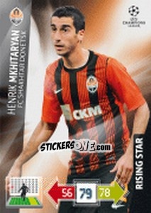 Sticker Henrikh Mkhitaryan - UEFA Champions League 2012-2013. Adrenalyn XL - Panini