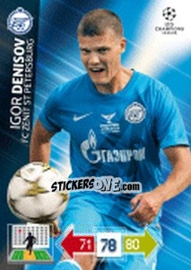 Sticker Igor Devisov - UEFA Champions League 2012-2013. Adrenalyn XL n. 271 - Panini