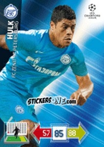 Sticker Hulk - UEFA Champions League 2012-2013. Adrenalyn XL n. 273 - Panini