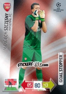Sticker Wojciech Szczęsny - UEFA Champions League 2012-2013. Adrenalyn XL - Panini