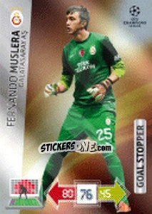 Sticker Fernando Muslera - UEFA Champions League 2012-2013. Adrenalyn XL n. 282 - Panini