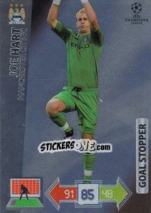 Sticker Joe Hart - UEFA Champions League 2012-2013. Adrenalyn XL - Panini