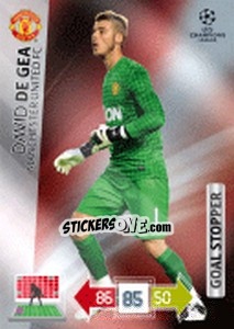 Sticker David de Gea - UEFA Champions League 2012-2013. Adrenalyn XL - Panini