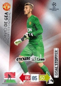 Figurina David de Gea - UEFA Champions League 2012-2013. Adrenalyn XL - Panini