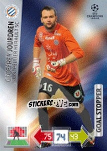 Sticker Geoffrey Jourdren - UEFA Champions League 2012-2013. Adrenalyn XL n. 287 - Panini