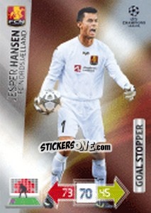Sticker Jesper Hansen - UEFA Champions League 2012-2013. Adrenalyn XL - Panini