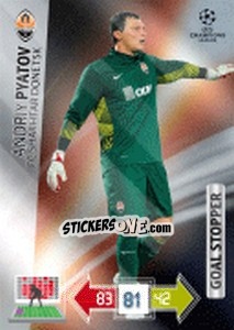 Sticker Andriy Pyatov - UEFA Champions League 2012-2013. Adrenalyn XL n. 293 - Panini