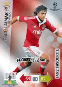 Sticker Pablo Aimar - UEFA Champions League 2012-2013. Adrenalyn XL - Panini