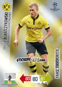 Sticker Jakub Blaszczykowski - UEFA Champions League 2012-2013. Adrenalyn XL n. 303 - Panini