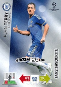 Cromo John Terry - UEFA Champions League 2012-2013. Adrenalyn XL - Panini