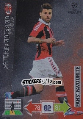 Sticker Antonio Nocerino - UEFA Champions League 2012-2013. Adrenalyn XL n. 312 - Panini