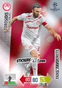 Sticker Vasilis Torosidis - UEFA Champions League 2012-2013. Adrenalyn XL n. 315 - Panini